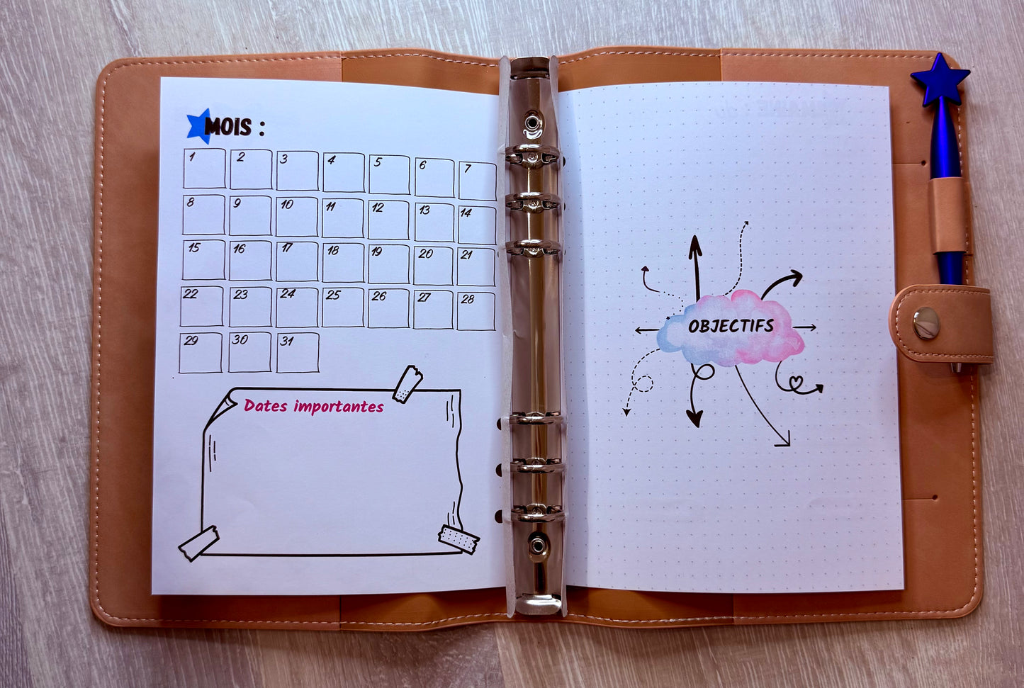 Kit de démarrage ⭐️ Classeur et fiches pour 3 mois