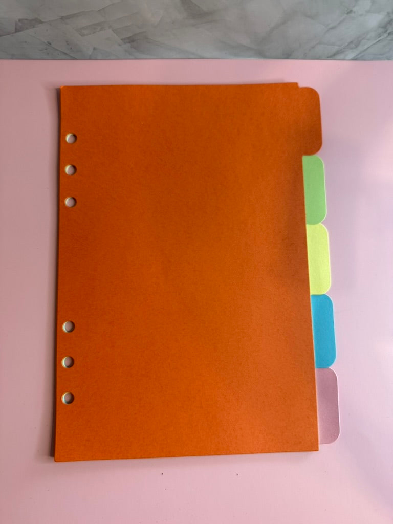 🗂️ Intercalaires A5 – Organise ton BuJo par thématique !