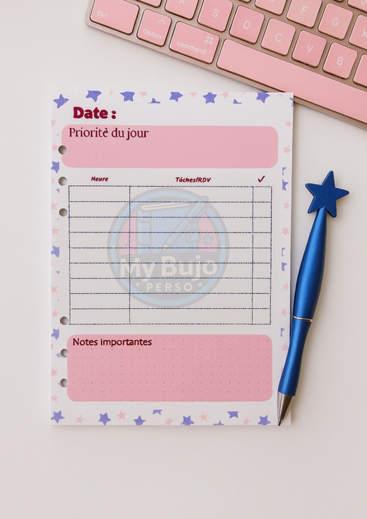 Bloc Planning du Jour – Pour des journées plus fluides et productives